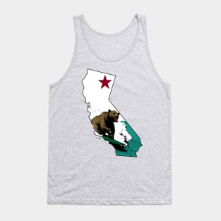 Surfing California Bear Tank Top